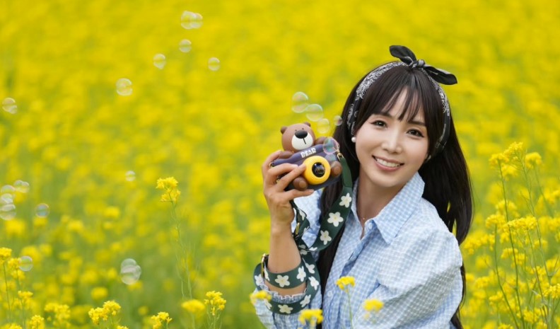 봄을 찍으러 왔다가